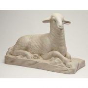 Sheep Right 17in. - Fiberglass - Indoor/Outdoor Garden Statue