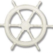 Ship Wheel 16in. High Fiberglass Indoor/Outdoor Garden Statue