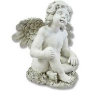 Short Haired Angel - Fiberglass - Indoor/Outdoor Garden Statue