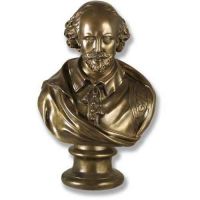 Shakespeare 18in. Cold Cast Bronze - Fiberglass - Statue