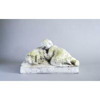 Sleepy Friends Fiber Stone Resin Indoor/Outdoor Statue/Sculpture