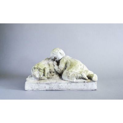 Sleepy Friends Fiber Stone Resin Indoor/Outdoor Statue/Sculpture -  - FS8871