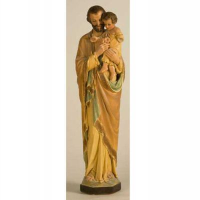 St Joseph & Child (Tars) 32in. - Fiberglass - Outdoor Statue -  - F8389RLC