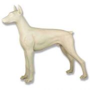 Standing Doberman Dog 32in. - Fiberglass - Indoor/Outdoor Statue