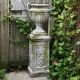 Tall Fluted Round Urn 21in. High - Fiber Stone Resin - Outdoor Statue -  - FS093
