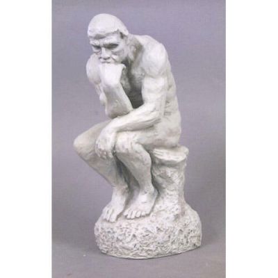 Thinker By Rodin 12in. - Fiberglass - Indoor/Outdoor Statue -  - F69416
