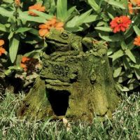 Toad House 7in. - Fiber Stone Resin - Indoor/Outdoor Statue/Sculpture