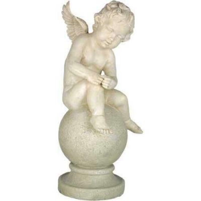 Toni Cherub Angel Fiber Stone Resin Indoor/Outdoor Statue/Sculpture -  - FSP2808A