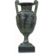 Urn Of Maenads 18in. Fiberglass - Indoor/Outdoor Garden Statue