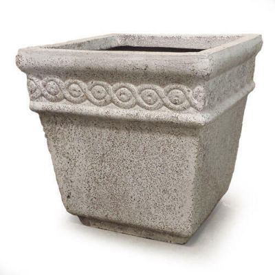 Venton Pot 14in. High - Fiber Stone Resin - Indoor/Outdoor Statue -  - FS61016