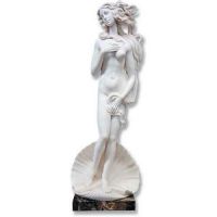 Venus - Santini 8in. High - Carrara Marble Indoor Statue