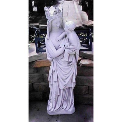 Vierge A L enfant - Fiberglass - Indoor/Outdoor Garden Statue -  - F69464