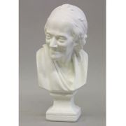 Voltaire Bust Small 11in. High - Fiberglass - Outdoor Statue