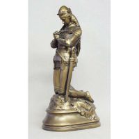 Warrior Joan Of Arc 19.5in. - Fiberglass Resin - Indoor/Outdoor Statue