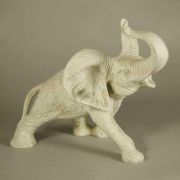 Wild Elephant 14in. - Fiberglass - Indoor/Outdoor Garden Statue