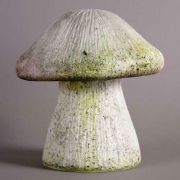 Wild Mushroom 10in. Fiber Stone Resin Indoor/Outdoor Garden Statue