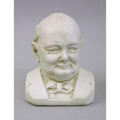 Winston Churchill Bust - Fiberglass - Indoor/Outdoor Statue -  - T39002