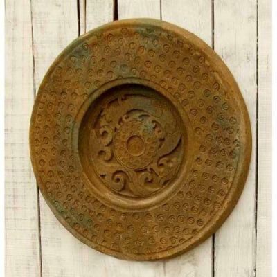 Xia Plate 24 Inch Fiber Stone Resin Indoor/Outdoor Statue/Sculpture -  - FS8186