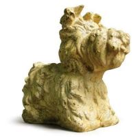 Yorkie Dog - Fiber Stone Resin - Indoor/Outdoor Statue/Sculpture