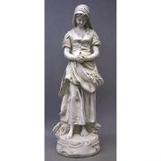 Young Heroine Joan of Arc Standing - Fiberglass Resin - Outdoor Statue