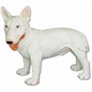 Bull Terrier 19" - Fiberglass Indoor/Outdoor Garden Statue