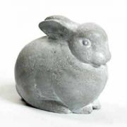 Rabbit By Ann 9" - Fiberglass Indoor/Outdoor Garden Statue