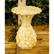 Pineapple Stand 26" - Fiberglass Indoor/Outdoor Garden Statue