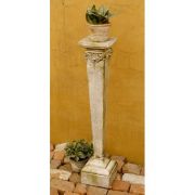 Narrow Pedestal 42 Fiberglass Indoor/Outdoor Garden Statue