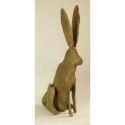 Garden Hare 29 (RABBIT) Fiber Stone Indoor/Outdoor Garden Statue