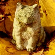 Penny Cat Fiber Stone Indoor/Outdoor Garden Statue