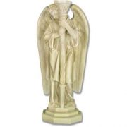 Angel Candleholder-Left Fiberglass Indoor/Outdoor Garden Statue