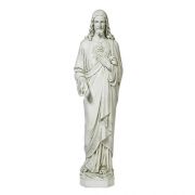 Sacred Heart of Jesus 36.5"H Fiberglass Indoor/Outdoor Garden Statue