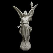 Angel Of Light-Left 64 Fiberglass Indoor/Outdoor Garden Statue