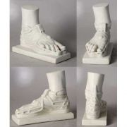 Foot W/Sandals Fiberglass Indoor/Outdoor Garden Statue