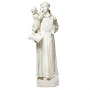St. Anthony With Child 44"h Fiberglass Indoor/Outdoor Garden Statue