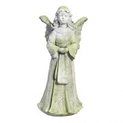 Angel Wings Planter Fiber Stone Indoor/Outdoor Garden Statue