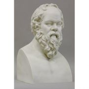 Socrates 21 (Chest Up) Fiberglass Indoor/Outdoor Garden Statue