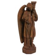 Altar Angel Left 27 Fiber Stone Indoor/Outdoor Garden Statue