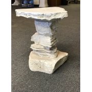 ROCKY BASE Fiber Stone Indoor/Outdoor Garden Statue