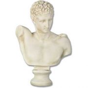 Hermes Bust Med 19 H Fiberglass Indoor/Outdoor Garden Statue