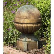 Palla Finial-8 Fiber Stone Indoor/Outdoor Garden Statue