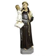 St. Anthony With Child 44"h Fiberglass Indoor/Outdoor Garden Statue