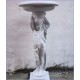 Cherub Mio Birdbath 48in. Fiberglass Indoor/Outdoor Garden - - F7703 Cherub Mio Birdbath 48in. Fiberglass Indoor/Outdoor Garden - - F7703