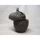 Acorn Planter Fiber Stone Resin Indoor/Outdoor Statuary -  - F8661