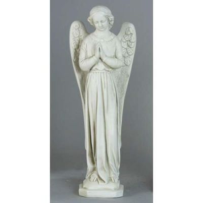 Angel Cari Hands Prayer 21in. Fiberglass Indoor/Outdoor Garden -  - HF69734