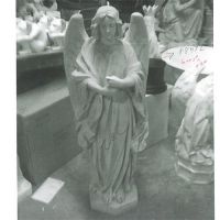 Angel with Lantern Fiberglass Indoor/Outdoor Garden
