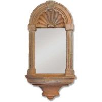 Classical Niche Mirror-Sm 22in. Fiberglass Indoor/Outdoor Garden