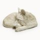 Curled up Shepherd Dog Fiberglass Indoor/Outdoor Garden -  - F8651