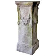 Della Robia Pedestal Fiber Stone Resin Indoor/Outdoor Statuary