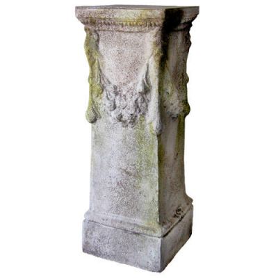 Della Robia Pedestal Fiber Stone Resin Indoor/Outdoor Statuary -  - FS8224